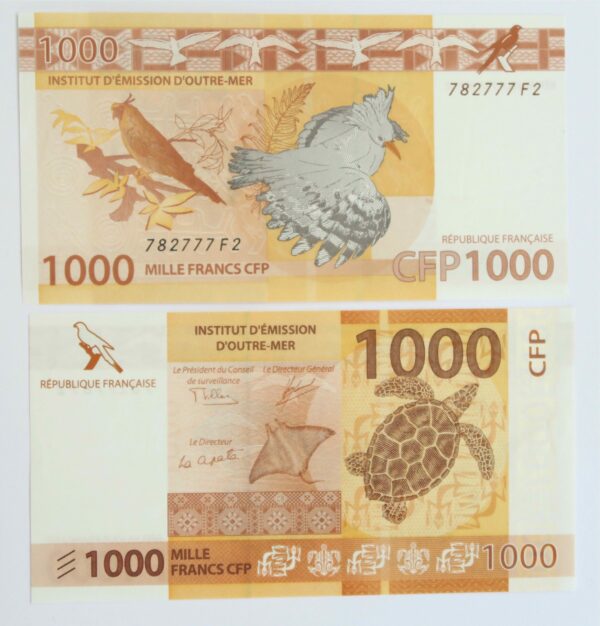 French Pacific Franc 1000