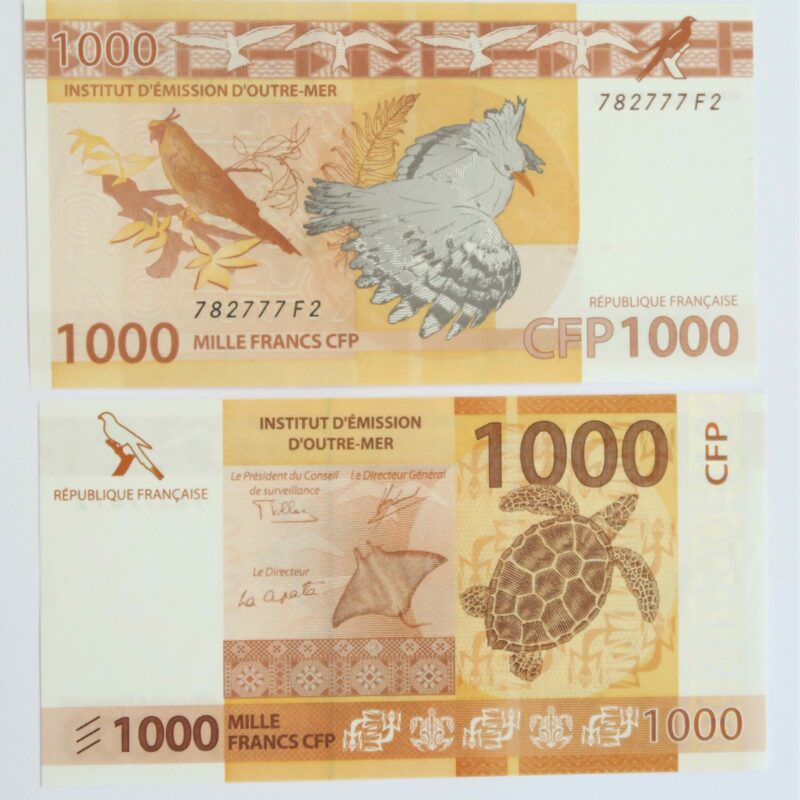 French Pacific Franc 1000