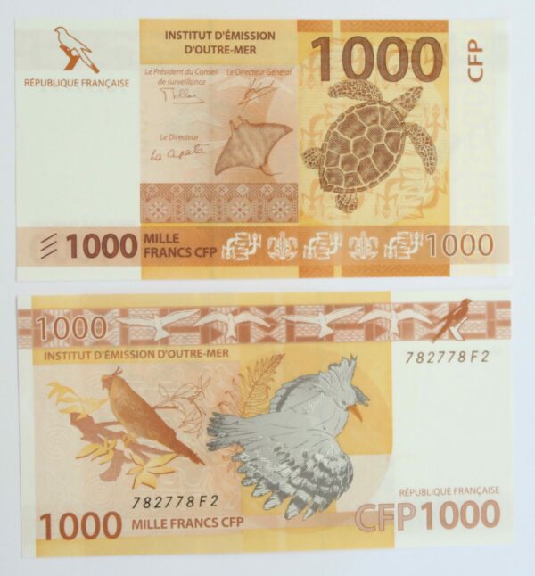 French Pacific Franc 1000