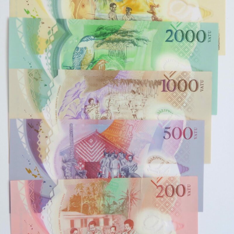 Vanuatu banknote set