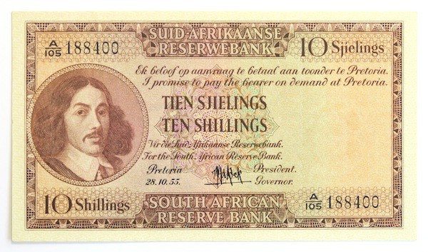 Ten Shillings 1955