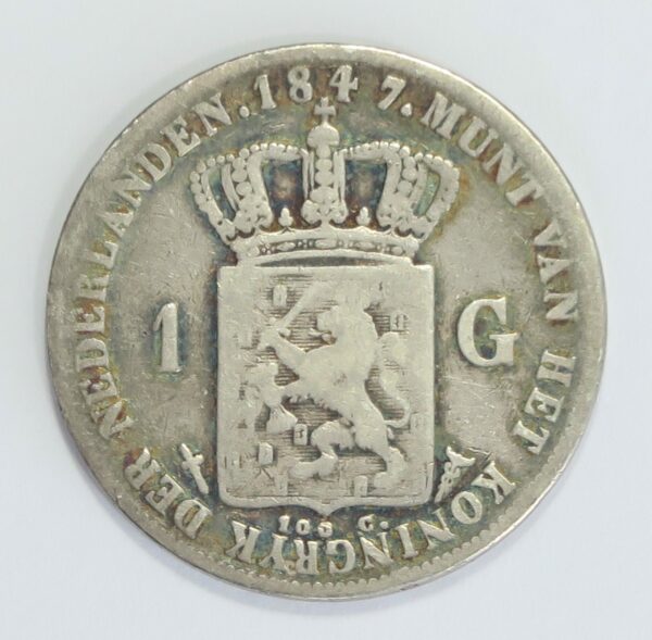 Netherlands Gulden 1847