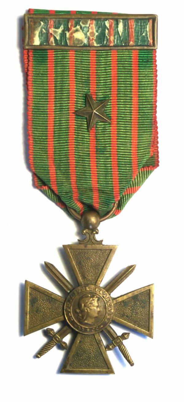 French Croix de Guerre 1914-17