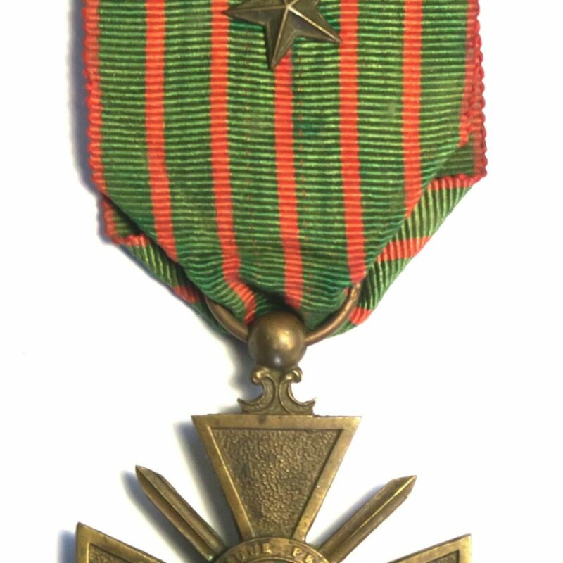 French Croix de Guerre 1914-17