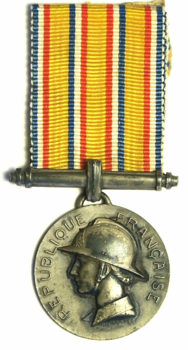 French Firemen's Medal 1935