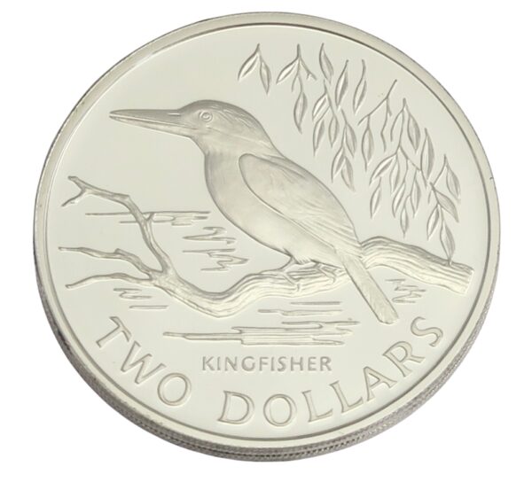 Silver Kingfisher 2 Dollar 1993 Proof