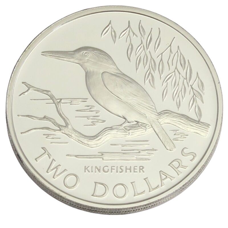 Silver Kingfisher 2 Dollar 1993 Proof