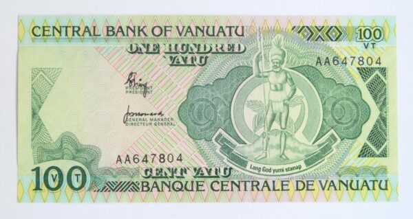 Vanuato 100 Vatu 1982 Unc