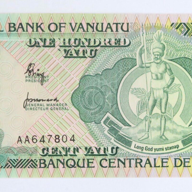 Vanuato 100 Vatu 1982 Unc