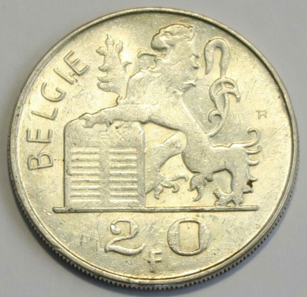 Belgium 20 Francs 1951