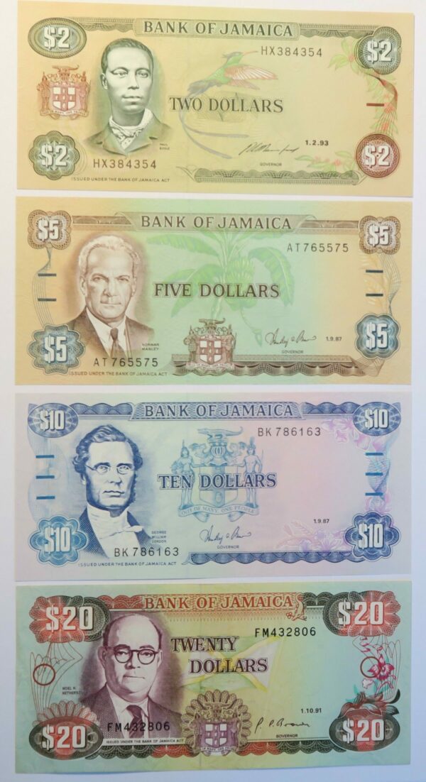 Jamaica Banknotes