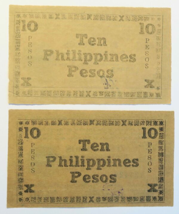 Philippines Emergency notes 1945