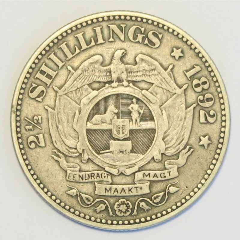 Sth Africa 2-1/2 Shillings 1892