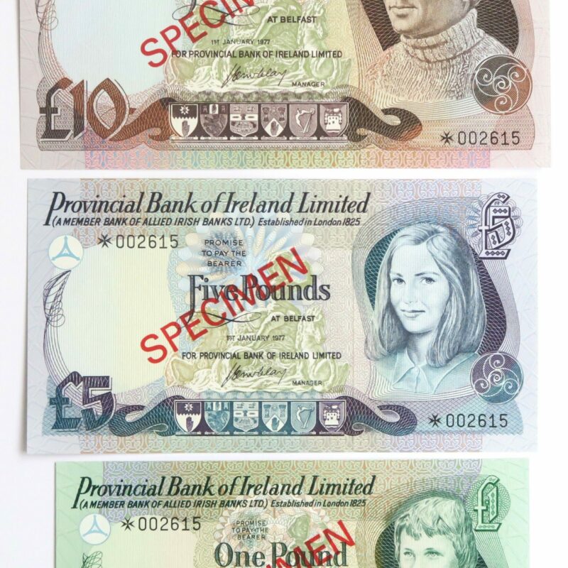 Provincial Bank Ireland Specimens