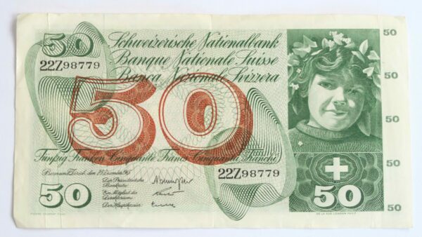 Switzerland 50 Francs 1965