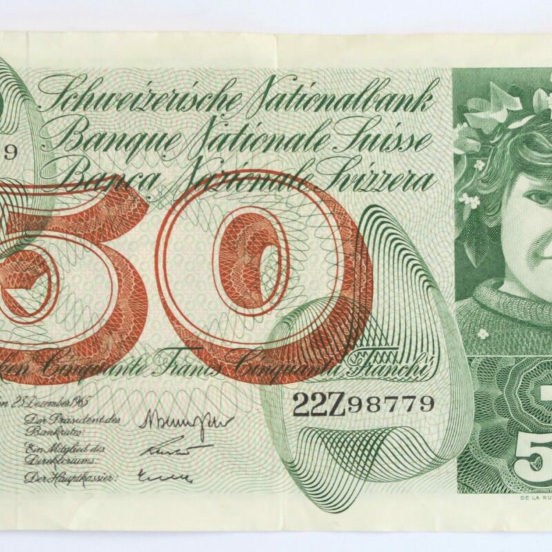 Switzerland 50 Francs 1965