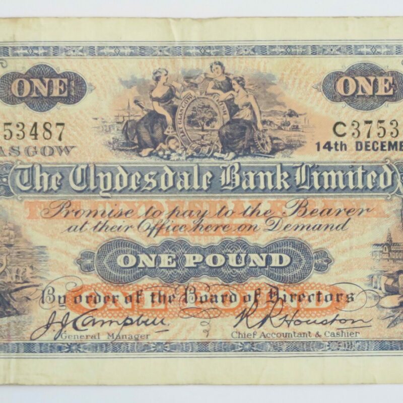 Clydesdale Bank Pound 1949