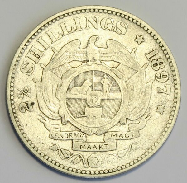 Sth Africa 2-1/2 Shillings 1897
