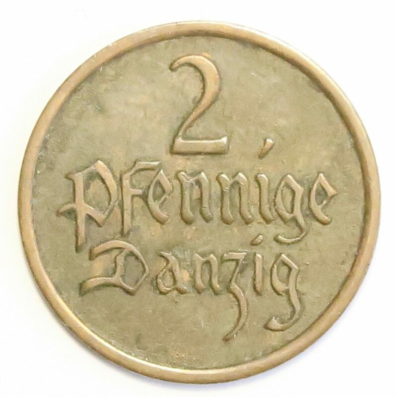 Danzig 2 Pfennige 1937