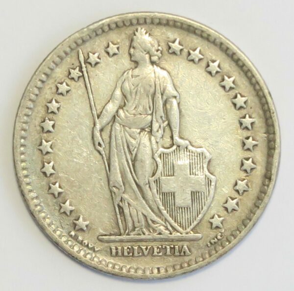 Switzerland 2 Francs 1944