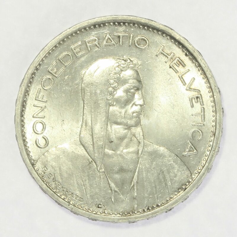 Switzerland 5 Francs 1950B