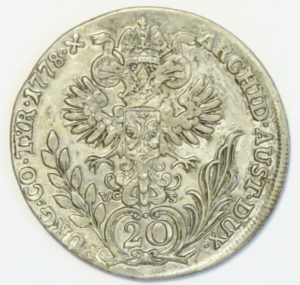 Austria 20 Kreuzer 1778 VC.S