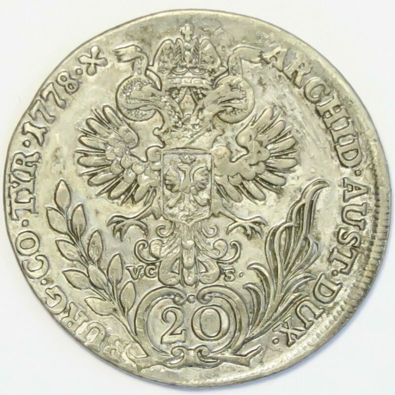 Austria 20 Kreuzer 1778 VC.S