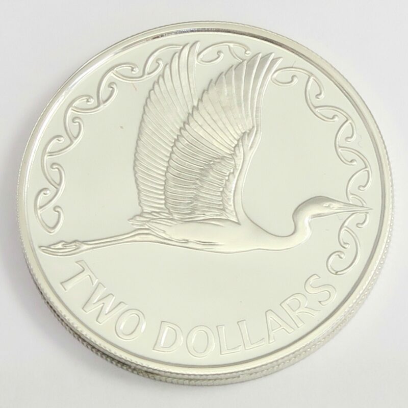 Silver 2 Dollars 1990