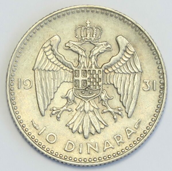 Yugoslavia 10 Dinara 1931