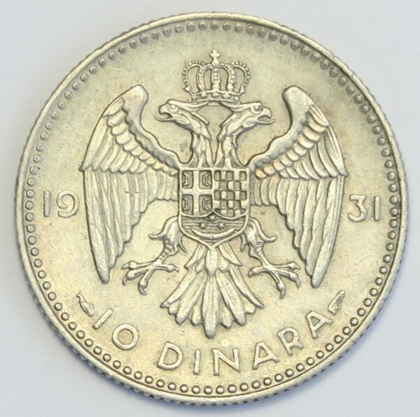 Yugoslavia 10 Dinara 1931