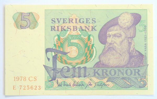 Sweden 5 Kronor 1978