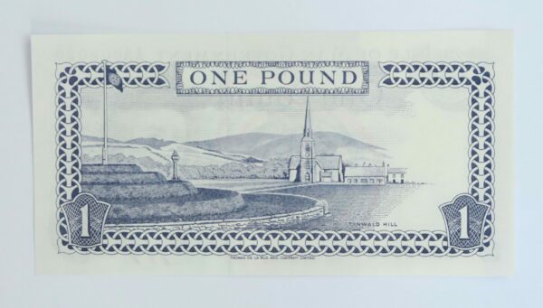 Isle of Man Pound Low Number