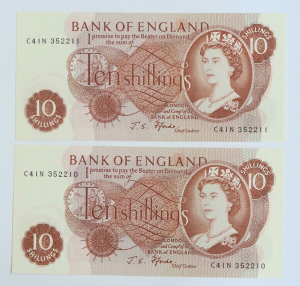 10/- Pair Fforde 1966-70