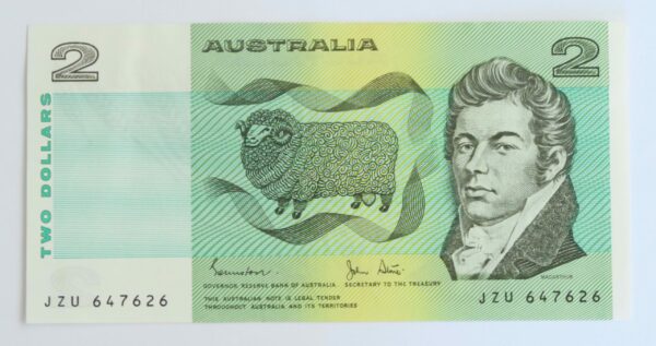 Australia $2 Johnson & Stone