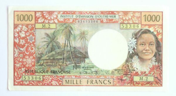 Tahiti 1000 Francs 1971