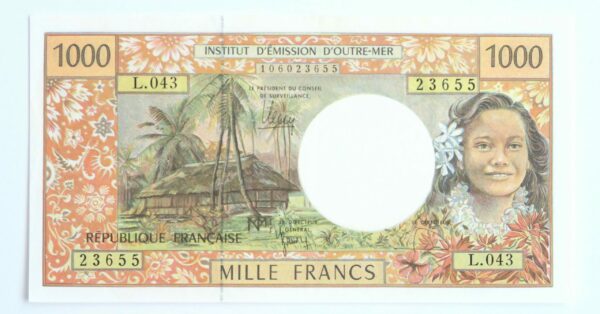 French Pacific 1000 Francs