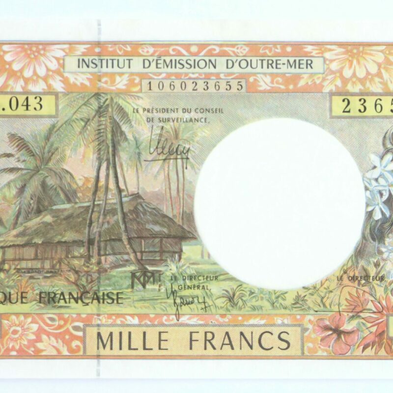 French Pacific 1000 Francs