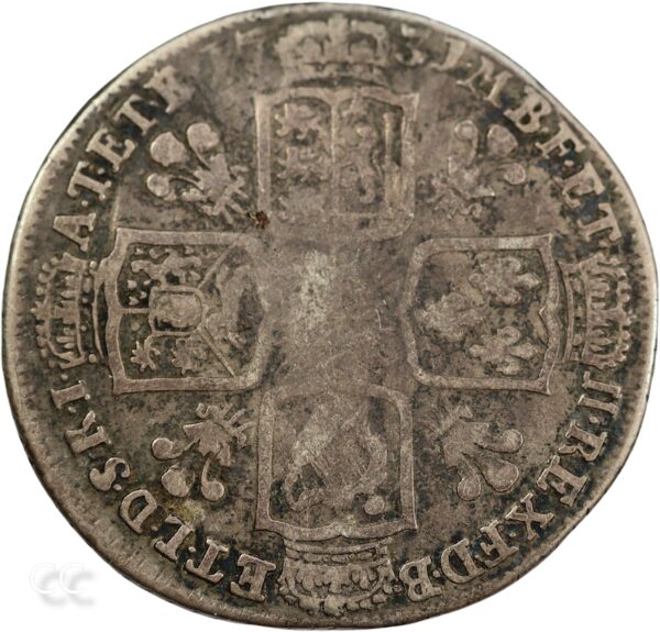 1731 Shilling, Plumes