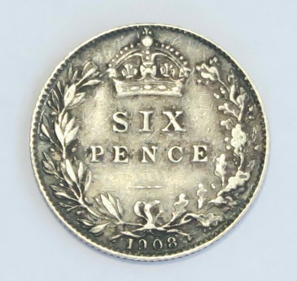 Edward VII Sixpence 1908