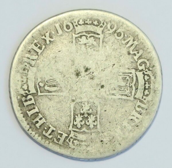 William Shilling 1696Y