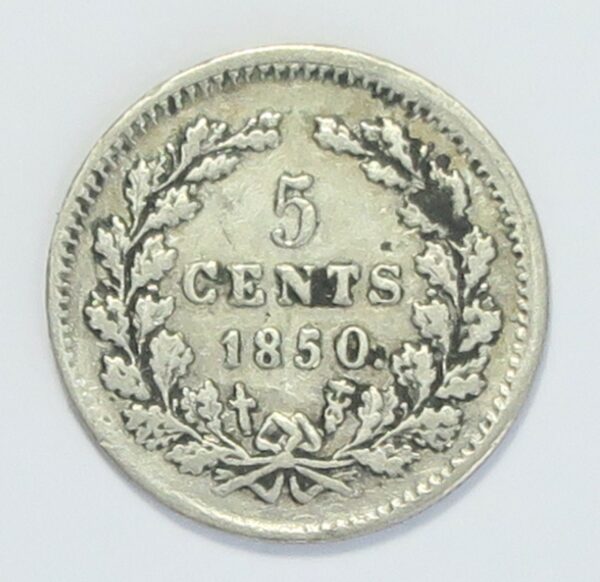 Netherlands 5 Cents 1850