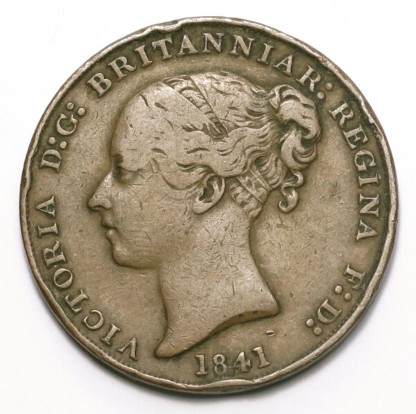 Jersey 1841. 1/13 of a Shilling