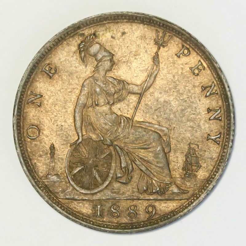 1889 Penny EF