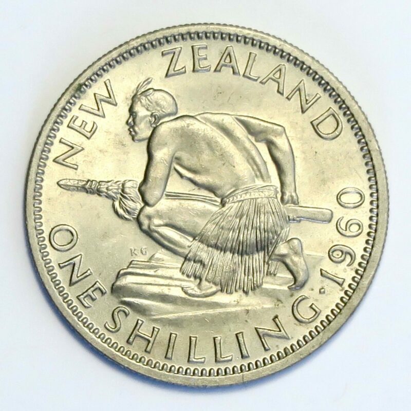 1960 Shilling EF-aUNC