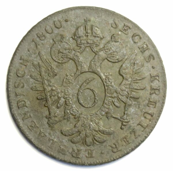 Austria 6 Kreuzer 1800A