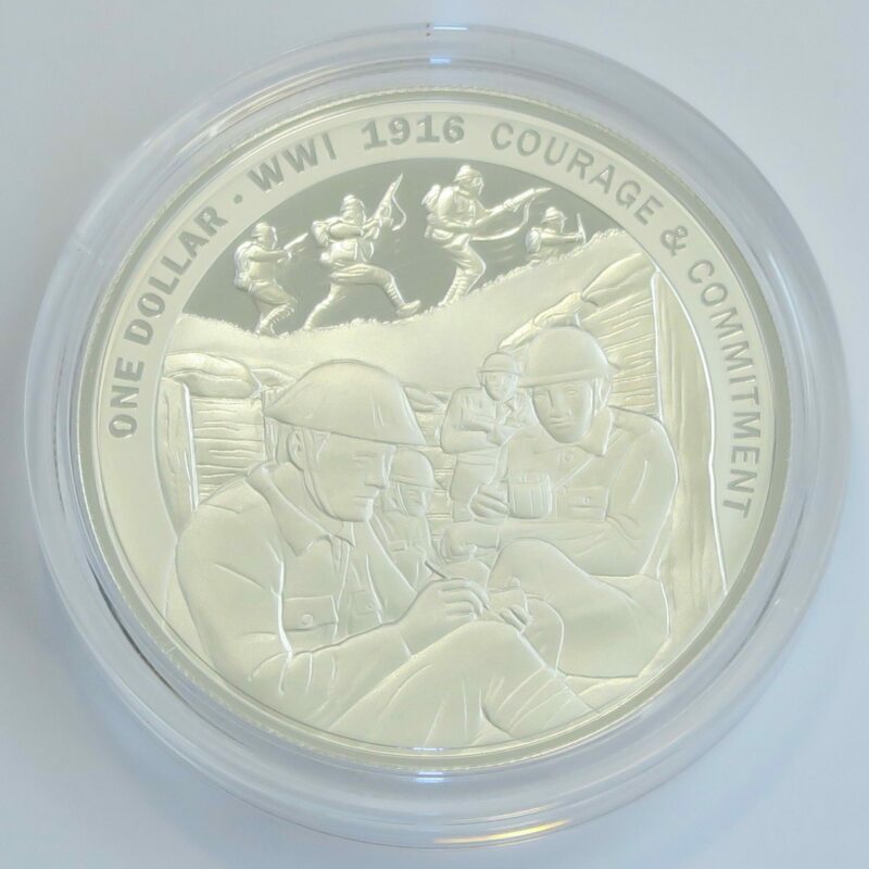 Somme Silver Proof Dollar 2016