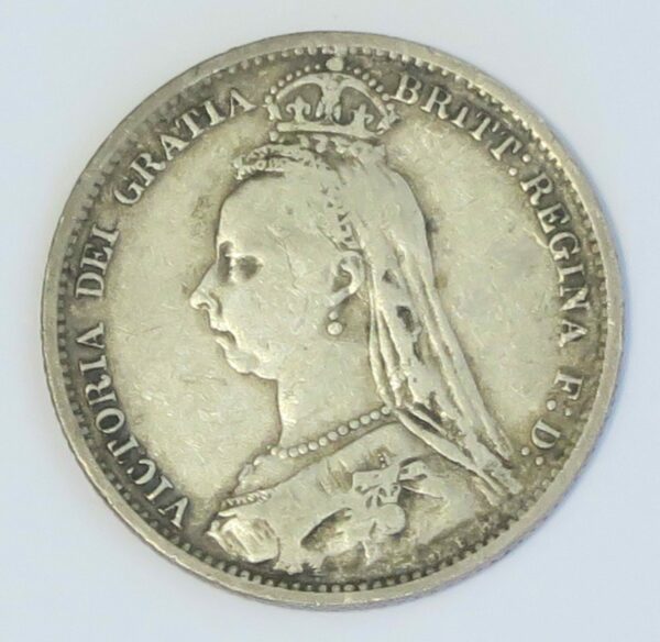 1889 Sixpence
