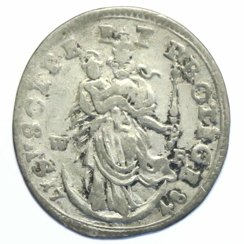 5 Kreuzer 1748,Wurzburg