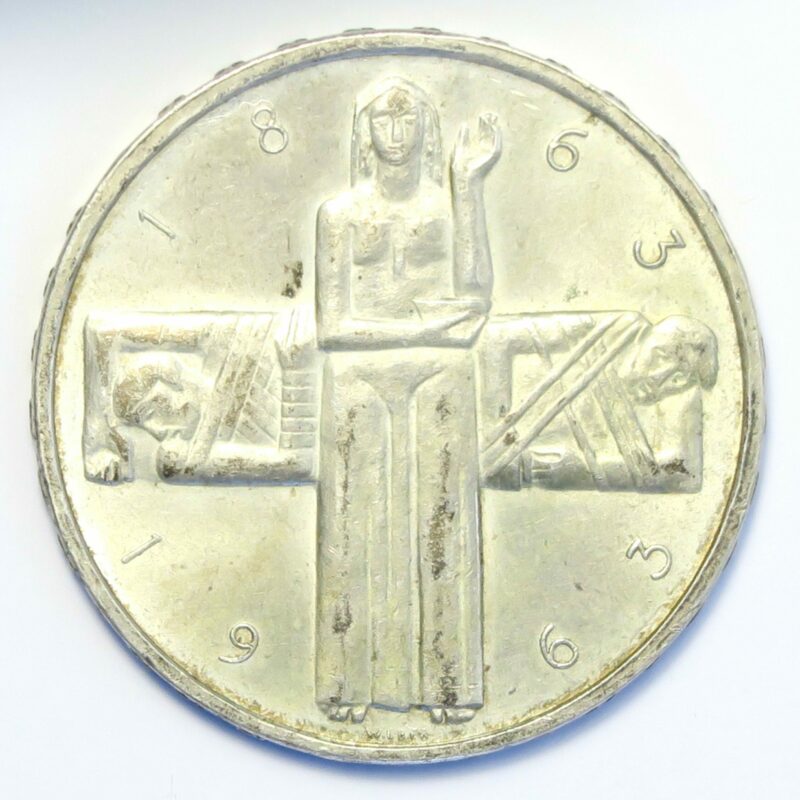 Swiss 5 Francs 1963