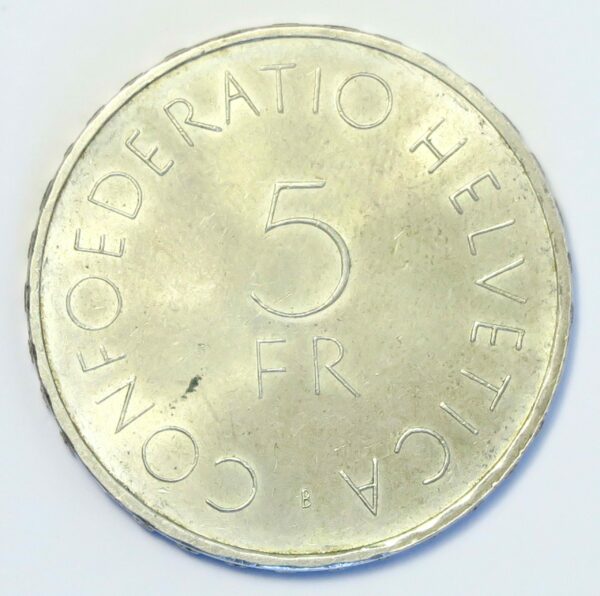 Swiss 5 Francs 1963